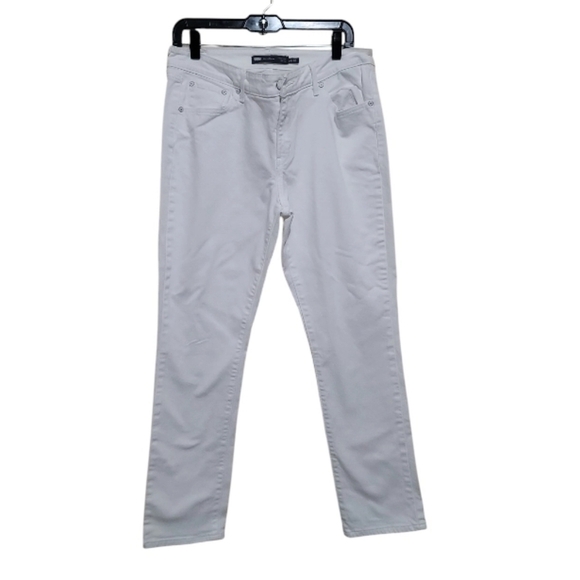 Levi's Women's Demin Curvy White Slim Jeans Size 14 - Picture 1 of 8
